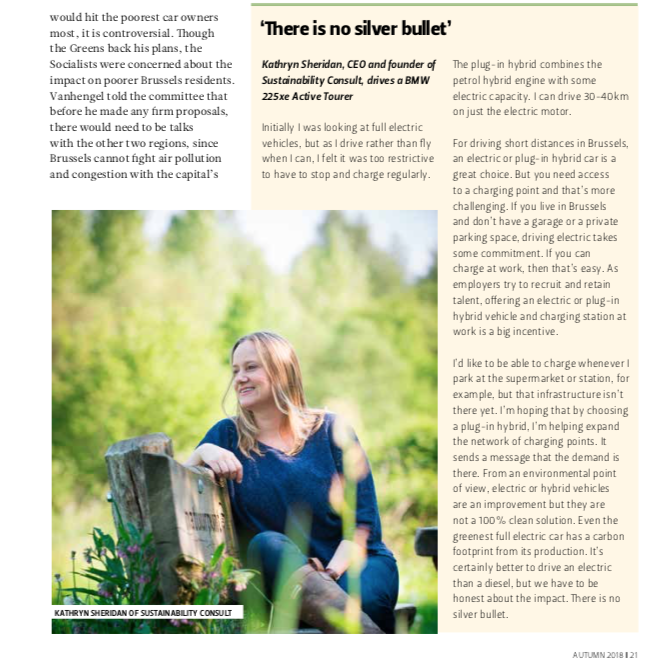 Kathryn Sheridan Quoted in The Bulletin Autumn 2018